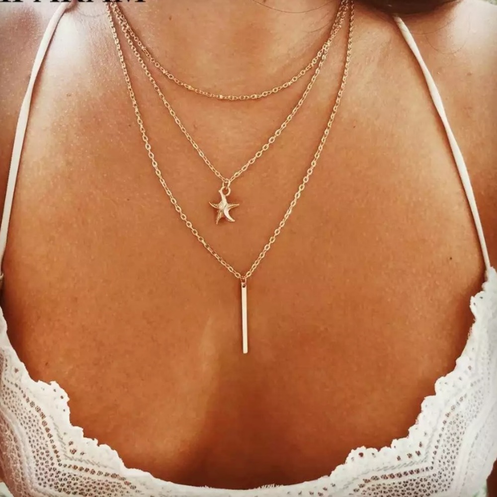 New Allure Dainty Layered Necklace - Picture 1 of 2